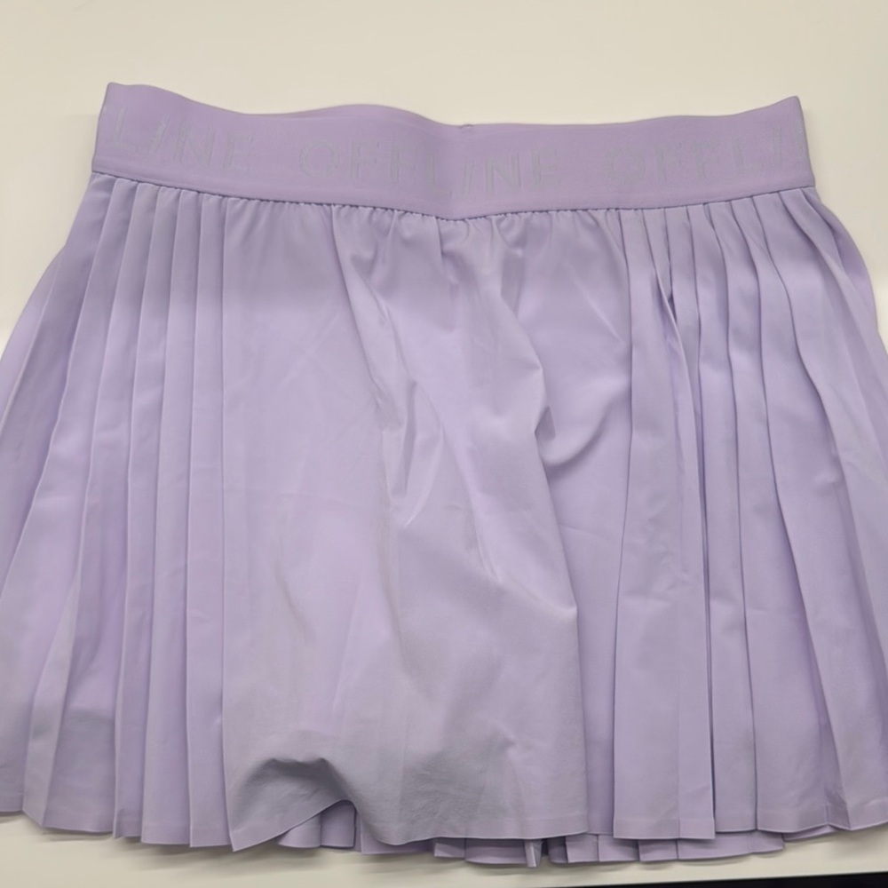 Lavender Pleated Skirt